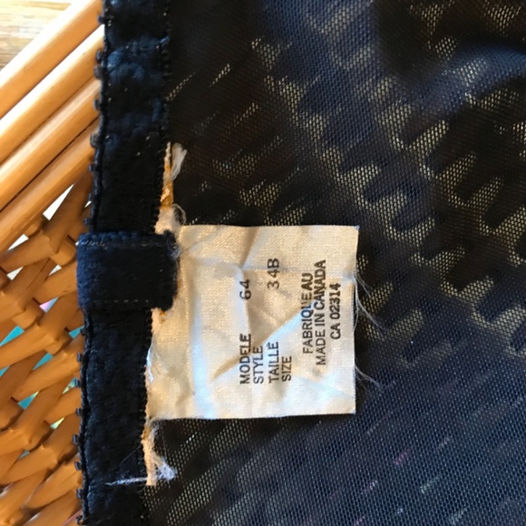 Exquisite & Sexy1950’s Black Lace Bustier SZ. 34B - Picture 5 of 5